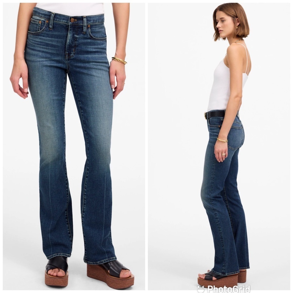 Madewell Petite Kick Out Full-Length Jeans in Devito Wash Size 24 Petite - Picture 2 of 7